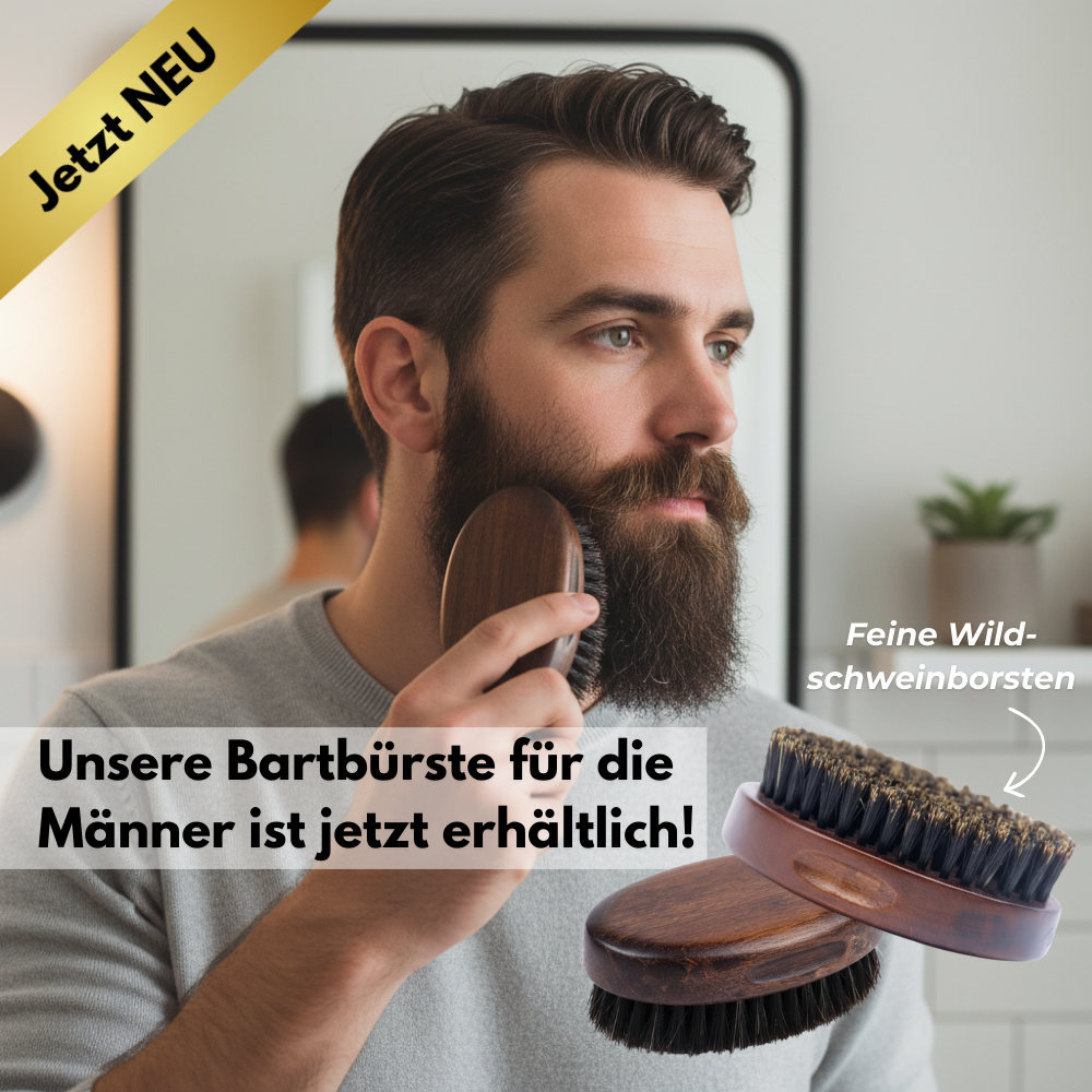 Edenfel Trockenbürste mit Kupferborsten