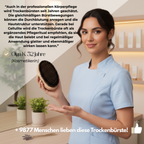 Edenfel Trockenbürste mit Kupferborsten