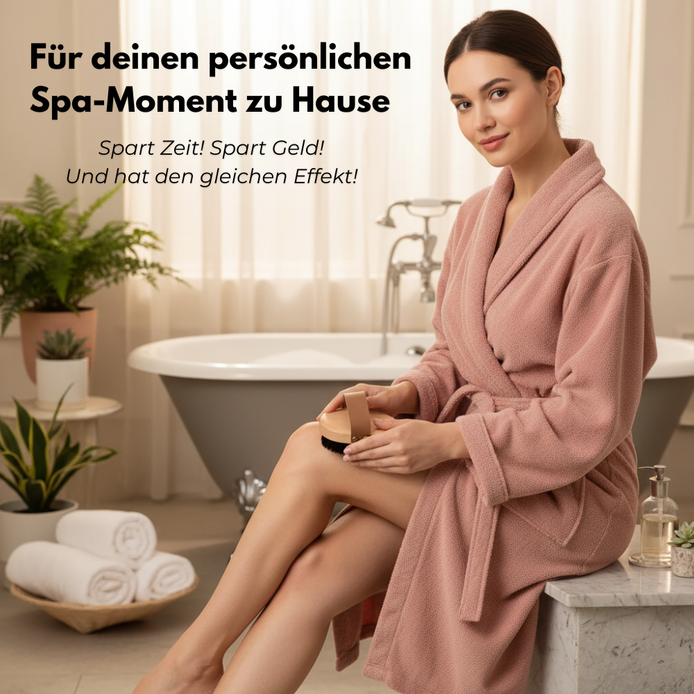 Edenfel Trockenbürste mit Kupferborsten